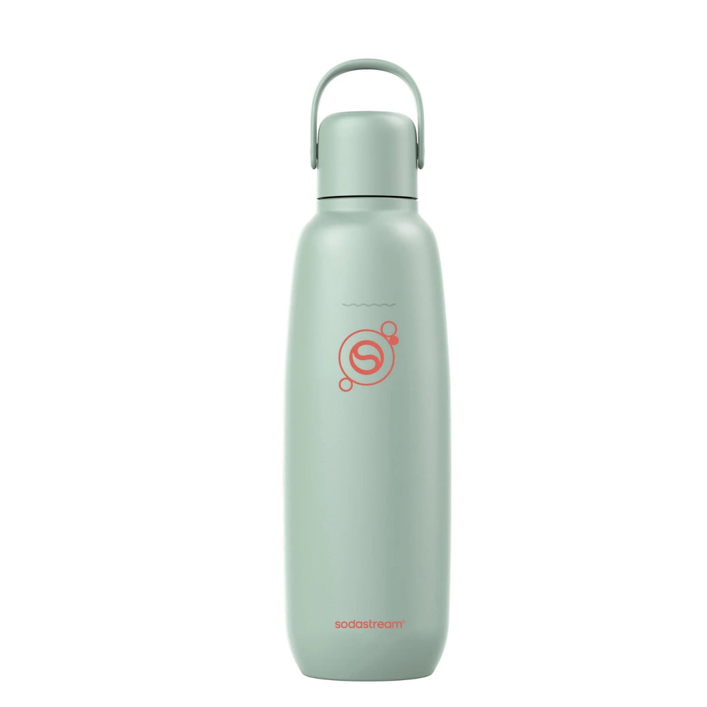 Sodastream Fizz & Go Insulated Stainless Steel Carbonating Bottle, 30.4 oz, Mint